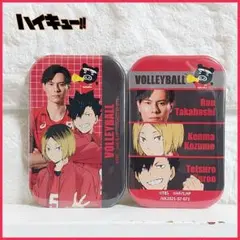 髙橋藍 ×ハイキュー!! スクエア缶バッジ 孤爪研磨 黒尾鉄朗