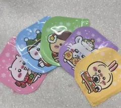 冬季デザイン ジップバッグ 5枚セット