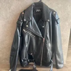 ZARA ブラック ライダースジャケット Mサイズ