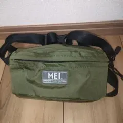 【美品】MEI ボディバッグ オリーブグリーン