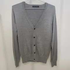 NICOLE Selection グレー Vネック カーディガン