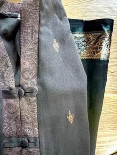 【最終値下げ、じき出品削除】 チャイナシャツ グラデーショングリーン