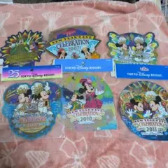 東京ディズニーリゾート 25周年他記念シールセット6枚