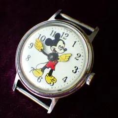 【1960年代頃】ミッキー ディズニー US TIME ヴィンテージ手巻き腕時計