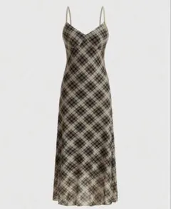 チェック柄 キャミワンピース shein XS