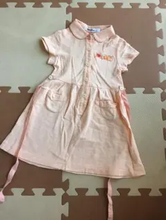 お値下げ美品ファミリア ワンピース 90