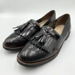 【良品】マーガレットハウエルアイデア　タッセルモチーフフリンジフラットシューズ