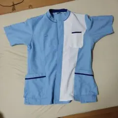 ウエルシア半袖ユニホーム LL 水色　ユニセックス