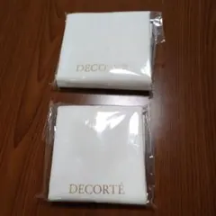 DECORTÉ ホワイト巾着　 2点セット