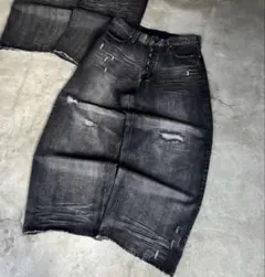 NEWEASTORDER DoubleBelt Distressed Denim - メルカリ