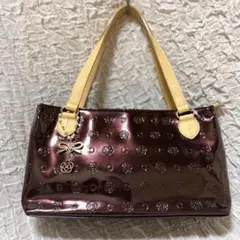 CLATHAS クレイサス　ベティ　エナメル　トートバッグ　チャーム付のサムネイル