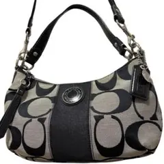 極美品✨コーチ　ショルダーバッグ　2way　シグネチャー　y2k　F19218