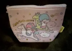 リトルツインスターズ キキララ　ポーチ　ピンク　サンリオ　お菓子