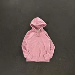 00s OLD UNIQLO ZIP UP HOODIE Y2K PINK
