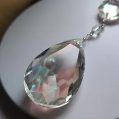 グリーン水晶カット♡六芒星彫りパーツ♡ - メルカリ