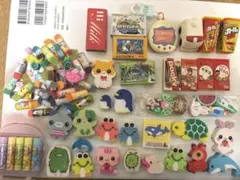 動物・キャラクター消しゴムセット