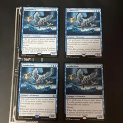【英語版】MTG 刻み群れ　Sunderflock 4枚セット