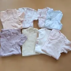 女の子用 肌着 110cm半袖 6点セット、タンクトップス２点