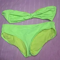 Victoria’s Secret ネオンイエロー フルバック　ビキニ