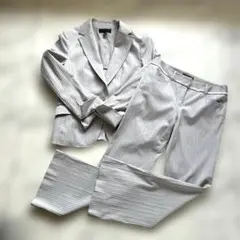 ICB オンワード樫山 ストライプ ビジネススーツ セット 上11号 下9号