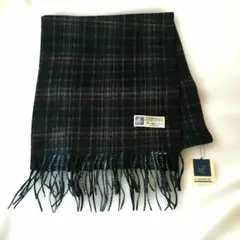 【極上の肌触り】カシミヤ100% マフラー チェック柄　未使用品