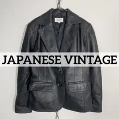 ★JAPANESE VINTAGE MASUYA シープスキン レザーテーラード