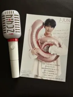 ジェジュン公式ペンライト➕おまけ付き ファンクラブ継続特典メッセージカードのサムネイル