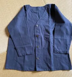 ノーカラーデニムジャケット