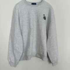 STAY GOLD LAロゴ刺繍クルーネックスウェット　【Lサイズ】 トップス