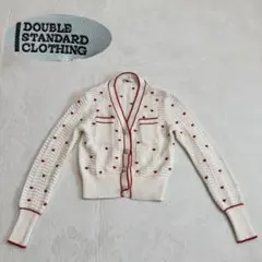 ダブルスタンダードクロージング カーディガン 透かし編み ハート刺繍 ビジューのサムネイル