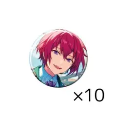 あんスタ　缶バッジ　朱桜司　フィーチャー2 casual 80点 2026年最新】朱桜司 フィーチャー2の人気アイテム - メルカリ