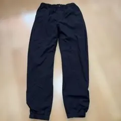 UNIQLO kids裏フリース ロングパンツ ブラック
