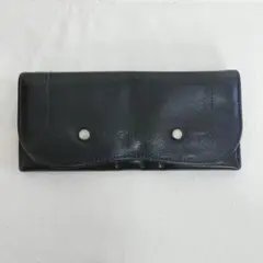 LONGCHAMP ロンシャン レザー長財布 ブラックのサムネイル