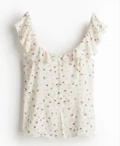 H&M フリル花柄キャミソール