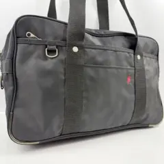 ラルフローレン　スクールバッグ　ホース刺繍　ショルダー　肩掛け　ロック　底鋲