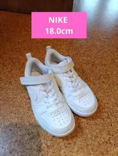 NIKE コートボロー LOW リクラフト 白 18.0 キッズシューズ