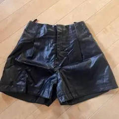 GRL レザーショートパンツ[tu98] Lサイズ