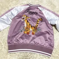 新品！東京ディズニーリゾート　スカジャン　ティガー刺繍　ユニセックス　L 美品】東京ディズニーリゾート スカジャン ティガー刺繍 ユニ