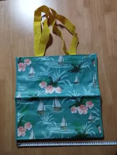 Costco コストコ エコバッグ ショッピングバッグ　ハワイ　花柄ハイビスカス