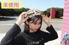 ヒョウ柄 ベレー帽 レディース おしゃれ フリーサイズ