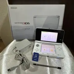 美品　Nintendo 3DS アイスホワイト 本体 箱付き