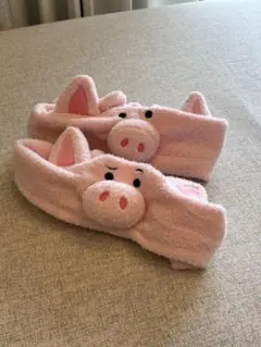 豚デザイン ヘアバンド