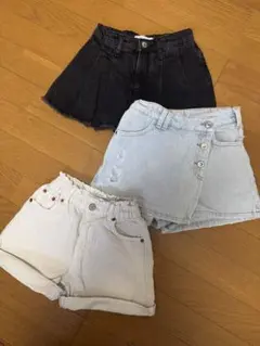ZARA ハーフパンツ 3点セット 7-8歳