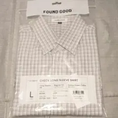 FOUND GOOD チェック ボタンダウンシャツ メンズ 新品未使用品