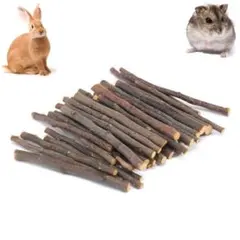 小動物 かじり木 りんごの木 おやつ 噛むおもちゃ 100gのサムネイル