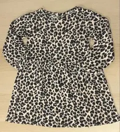 ZARA ワンピース　長袖　レオパード