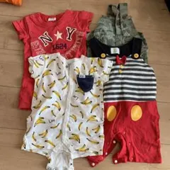 ベビー服 ロンパース 70cm80cm