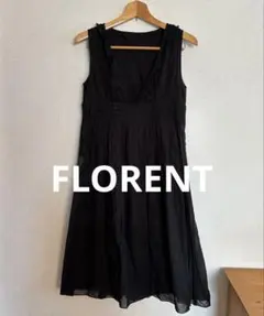 FLORENTブラック ノースリーブ ワンピースのサムネイル