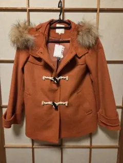 ★値下げ★KUMIKYOKU 組曲 オレンジ ダッフルコート S3サイズ