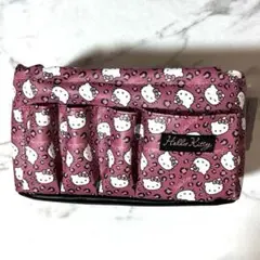 ハローキティ 仕切り付き収納ケース ピンク